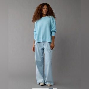 American Eagle Big Hug Waffle Sweatshirt